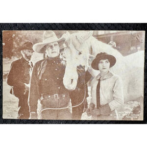 Jack Hoxie in the White Outlaw Western Photography exhibit /Arcade Card